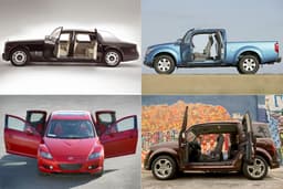 Lassen Sie es Klappen  Autos mit gegenläufigen Türen
