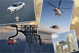Schweben per Heli, Seilbahn oder Hochseil: Autos müssen nicht immer am Asphalt kleben