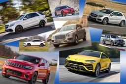 Schnellste SUVs Spurt Sprint Beschleunigung